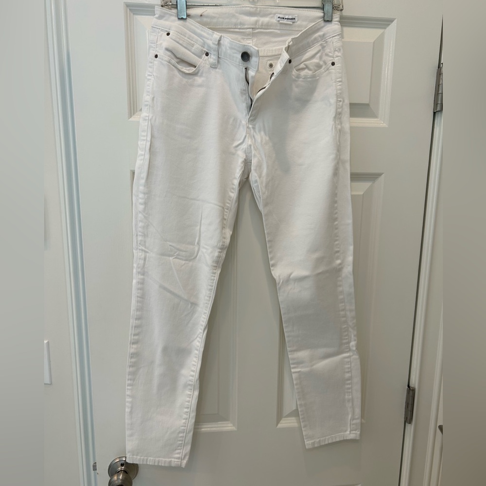 Club Monaco White skinny jeans size 8